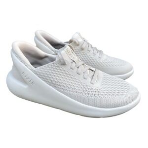 Kizik Roamer Hands Free Slip On Sneaker Sand Beige Men 8 Women 9.5 Knit Walking
